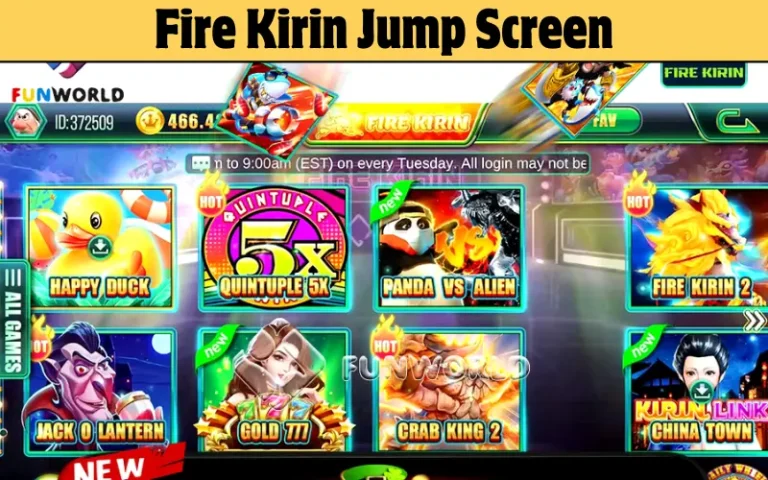 Fire Kirin Jump Screen